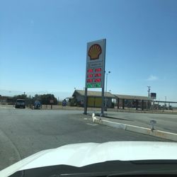 Shell Station - Today's gas prices