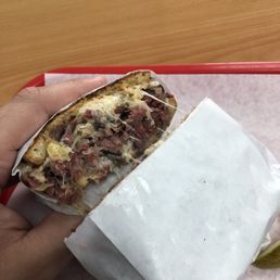 Hot Pastrami Sandwich