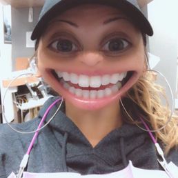 Bright smile cause I love my dentist!