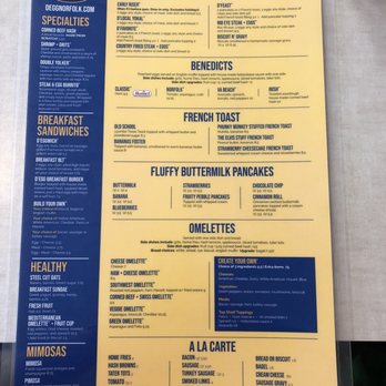 D'egg West - Breakfast menu - Diners Near Me - Norfolk, Virginia
