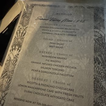 Brunello - Italian Near Me - Las Vegas, Nevada