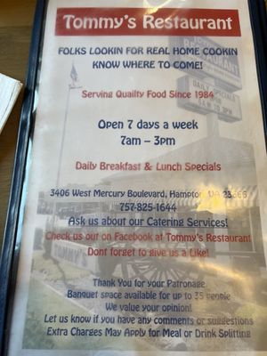 Tommy's Restaurant by null
