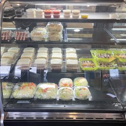 Bruno's Pizza - Salad and dessert case