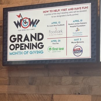 WOW! Entertainment - Grand opening two weeks ago - Mini Golf Near Me - Fenton, Missouri