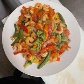 Kersh Cafe - Shrimp Stir Fry - Cafes Near Me - Farmington, Illinois Kersh Cafe - Shrimp Stir Fry - Cafes Near Me - Farmington, Illinois