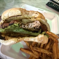 Burger Maxx - Turkey burger and fries