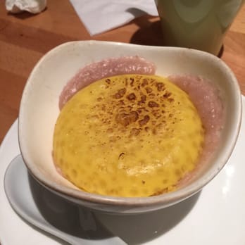 Sweet Indulgence - Baked custard with taro and sago - Desserts Near Me - Millbrae, California Sweet Indulgence - Baked custard with taro and sago - Desserts Near Me - Millbrae, California
