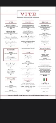 Menu photo 8 Vite Vinosteria Astoria, NY