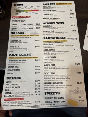 Menu photo 2 Fatboys - Destin Destin, FL Menu photo 2 Fatboys - Destin Destin, FL