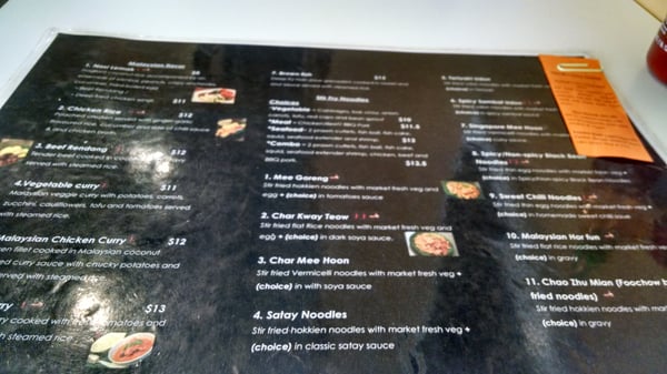 Menu photo 6 Sawak Cafe Hobart, TAS Menu photo 6 Sawak Cafe Hobart, TAS