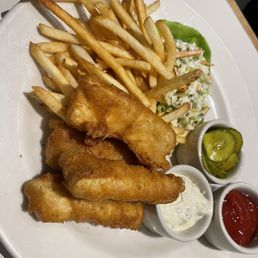 Halibut and Chips
