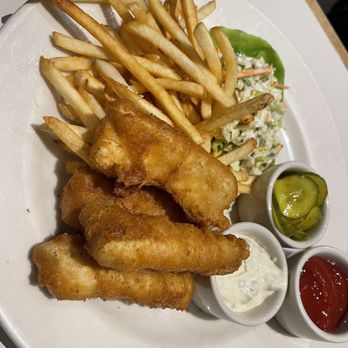 Bazille at Nordstrom - Halibut and Chips - New American Near Me - Coral Gables, Florida
