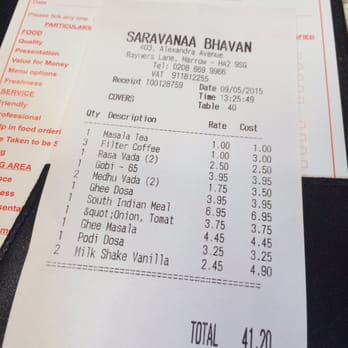 Saravanaa Bhavan - Indian Near Me - Harrow, XGL