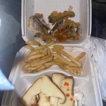 JJ Fish &Chicken - 3 piece trout.. honestly it didn't have any flavor very bland.. - Seafood Near Me - Forest Park, Georgia