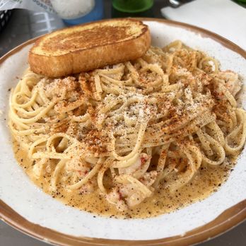 Crabby's Oceanside - Shrimp Alfredo - Seafood Near Me - Daytona Beach, Florida