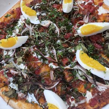 Bacari Silverlake - Lamb Shakshouka Pizza - Mediterranean Near Me - Los Angeles, California