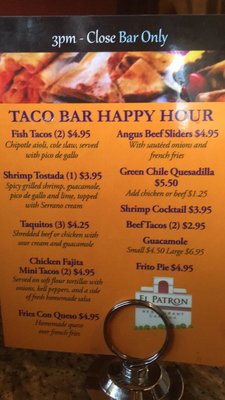 Menu photo 6 El Patron ABQ Albuquerque, NM