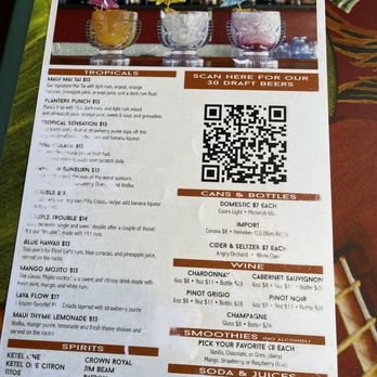 Cheeseburger In Paradise - Beverage menu at Cheeseburger In Paradise in Waikiki, Honolulu, Hawaii. - Burgers Near Me - Honolulu, Hawaii Cheeseburger In Paradise - Beverage menu at Cheeseburger In Paradise in Waikiki, Honolulu, Hawaii. - Burgers Near Me - Honolulu, Hawaii