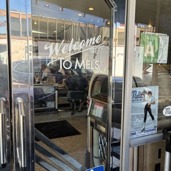 Mel's Drive-In - Front door. - Diners Near Me - Sherman Oaks, California