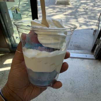 Izzy's Ices - Blizzy's - Keep the Peace Rainbow (ice) with vanilla custard. Super good! - Ice Cream & Frozen Yogurt Near Me - Santa Cruz, California Izzy's Ices - Blizzy's - Keep the Peace Rainbow (ice) with vanilla custard. Super good! - Ice Cream & Frozen Yogurt Near Me - Santa Cruz, California
