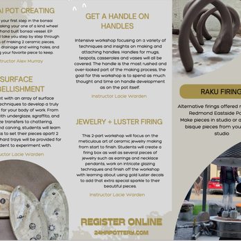 Eastside Pottery - Enrolling in Winter Workshops... NOW - Paint-Your-Own Pottery Near Me - Redmond, Washington Eastside Pottery - Enrolling in Winter Workshops... NOW - Paint-Your-Own Pottery Near Me - Redmond, Washington