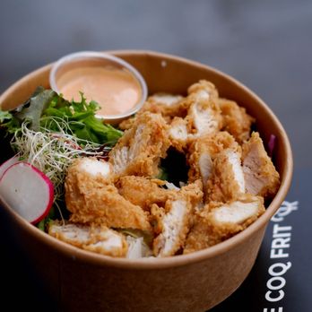 Le Coq Frit - Chicken Salad - Chicken Shop Near Me - Vancouver, British Columbia