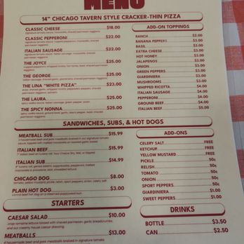 Bertolozi's Pizzeria - The menu - Pizza Near Me - Atlanta, Georgia