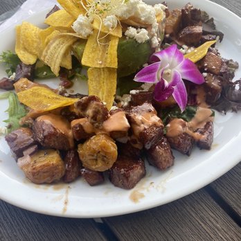 Bistro Cafe - Aguacate relleno with carne frita - Breakfast & Brunch Near Me - Miami, Florida Bistro Cafe - Aguacate relleno with carne frita - Breakfast & Brunch Near Me - Miami, Florida