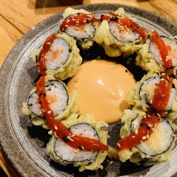 Sushi House - Flower roll. - Japanese Near Me - San Bruno, California Sushi House - Flower roll. - Japanese Near Me - San Bruno, California