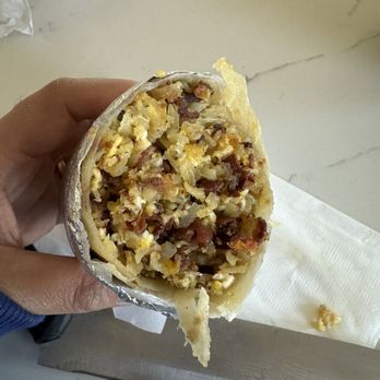 Taco Giro - When they said potatoes be sure to ask if it's shoestring hashbrown they put inside their breakfast burritos. - Seafood Near Me - Casa Grande, Arizona Taco Giro - When they said potatoes be sure to ask if it's shoestring hashbrown they put inside their breakfast burritos. - Seafood Near Me - Casa Grande, Arizona