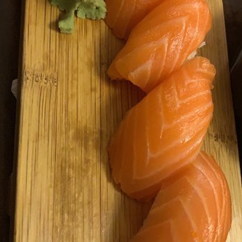 Akagi Restaurant - Salmon Sashimi $4.95 for 2 pieces - Japanese Near Me - San Bruno, California Akagi Restaurant - Salmon Sashimi $4.95 for 2 pieces - Japanese Near Me - San Bruno, California