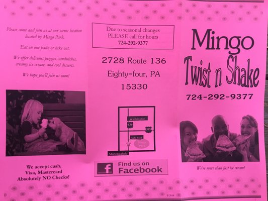 Menu photo 4 Mingo Twist & Shake Eighty Four, PA