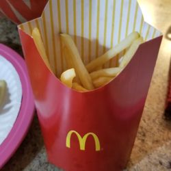 McDonald's - This is a large fry. Straight out of the bag.