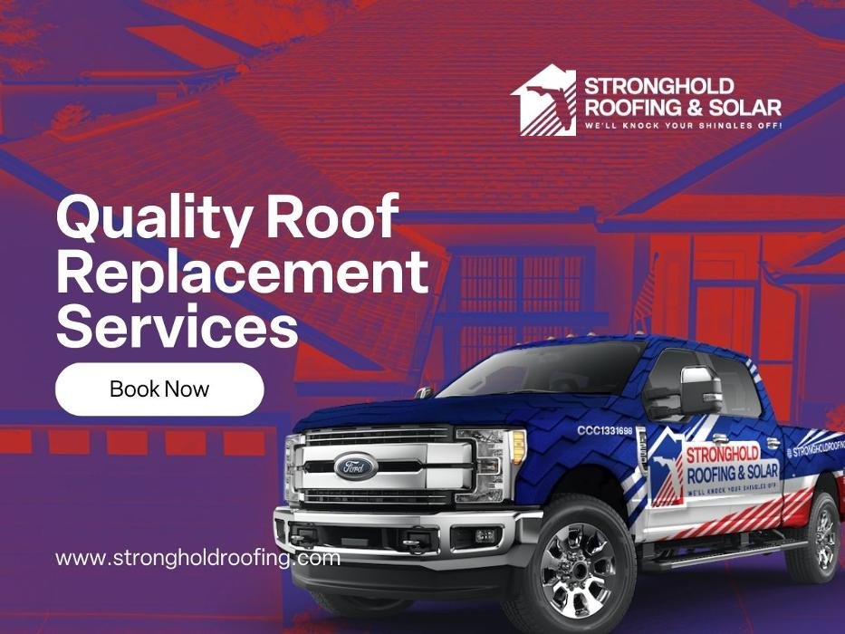 Slide of Stronghold Roofing