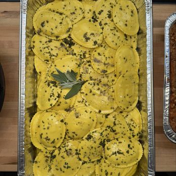 Tivoli Catering - Pumpkin & Mascarpone Cheese Ravioli, served with Fresh Butter Sage Sauce - Italian Near Me - Boston, Massachusetts