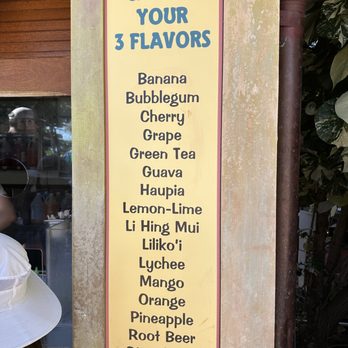 Pāpālua Shave Ice - Flavors menu - Ice Cream & Frozen Yogurt Near Me - Kapolei, Hawaii Pāpālua Shave Ice - Flavors menu - Ice Cream & Frozen Yogurt Near Me - Kapolei, Hawaii