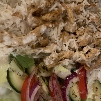 Kraving Kebab Pizza - Chicken rice and salad - Pizza Near Me - Turlock, California