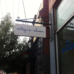 Allegro Shoes - Allrego shoes sign