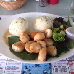 Restaurant Le Crapet - Scallops fried in butter