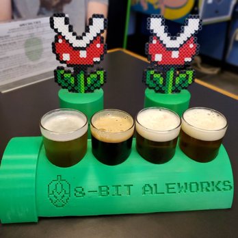 8-Bit Aleworks - Look at this beer flight - Bars Near Me - Avondale, Arizona