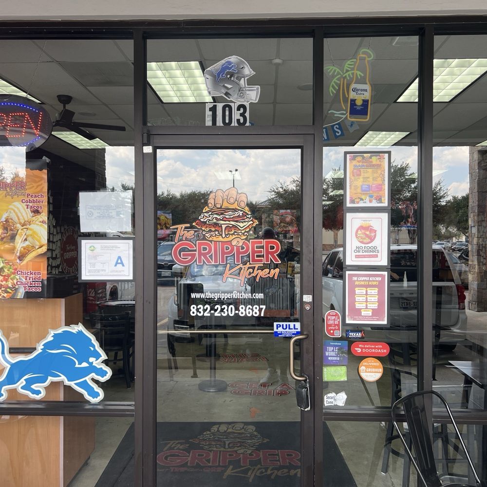 The Gripper Kitchen - Outside of restaurant - Fast Food Near Me - Pearland, Texas The Gripper Kitchen - Outside of restaurant - Fast Food Near Me - Pearland, Texas