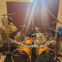 Track Side Rehearsal Studio - When the house kit doesn't cut the mustard,, bring your own!!! Lol. (Jk. House kit is great)