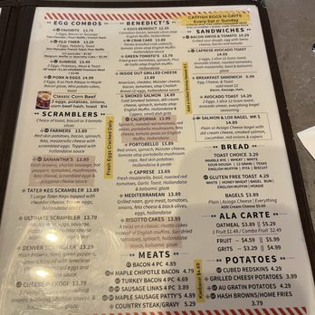 Samantha's Restaurant - Breakfast menu scramblers - Breakfast & Brunch Near Me - North Canton, Ohio Samantha's Restaurant - Breakfast menu scramblers - Breakfast & Brunch Near Me - North Canton, Ohio