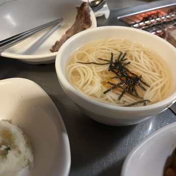Moon BBQ - Miso noodle appetizer soup - Korean Near Me - Gardena, California