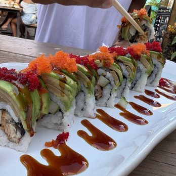 Voyage Maui - Caterpillar Roll - Sushi Bars Near Me - Kihei, Hawaii Voyage Maui - Caterpillar Roll - Sushi Bars Near Me - Kihei, Hawaii
