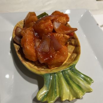 Wu's Fish House - Pineapple sweet and sour shrimp - Seafood Near Me - Edison, New Jersey