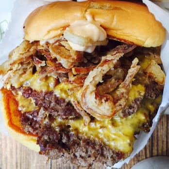 Shake Shack Dumbo - ShackMeister Burger, double. My new favorite burger at shake Shack! But I will get single instead of double next time... - Burgers Near Me - Brooklyn, New York