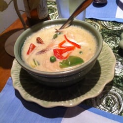 Thai Cottage - Thai green prawn curry - delish!