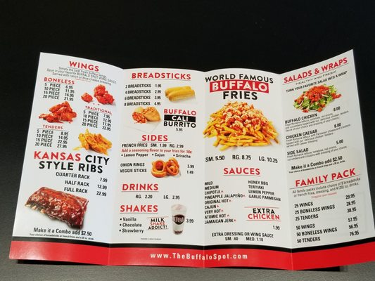 Menu photo 7 The Buffalo Spot Riverside, CA