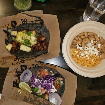Corazon Cocina - Al Pastor and Ensenada (ling cod) tacos - Mexican Near Me - Santa Barbara, California